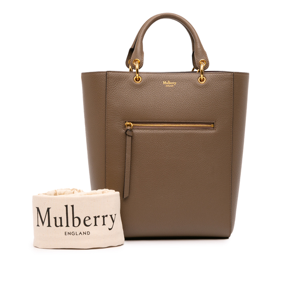 Pre-Loved Mulberry Classic Grain Calfskin Maple Tote - Picture 11 of 11